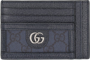 Ophidia GG Supreme fabric card holder-1